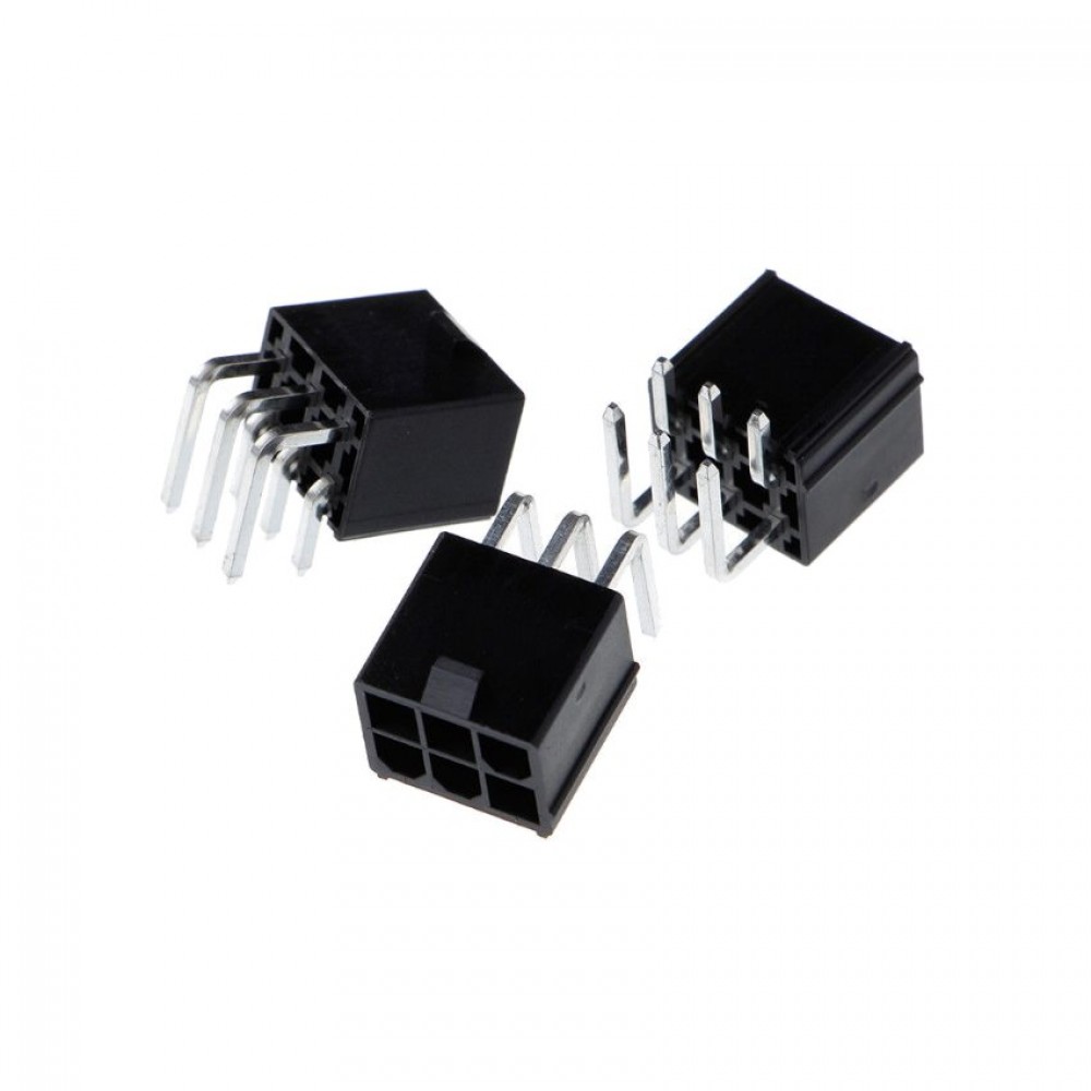 Разъем хэш платы 6 pin «мама»